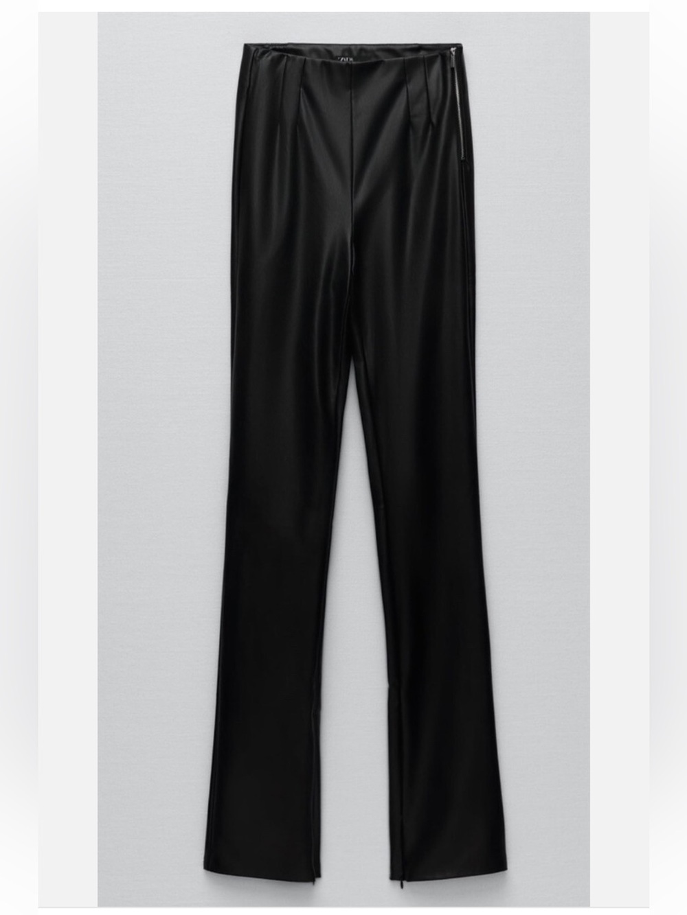 Zara Black Leather Pants